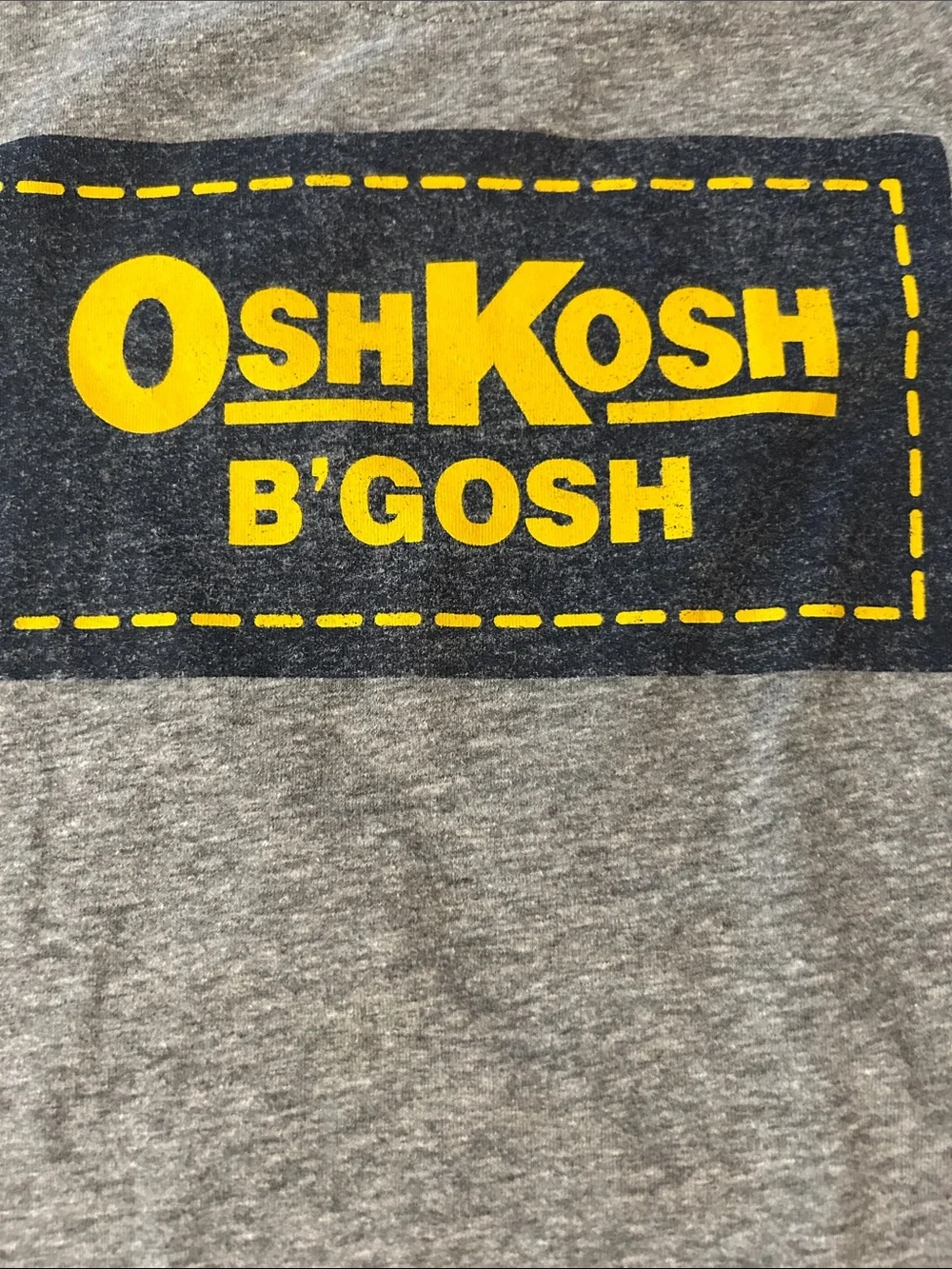 OshKosh B'gosh Gray Tee with Yellow Logo + Blue Plaid & Floral Overalls Set